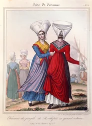 Grand costume for women in the Rochefort area, Charente